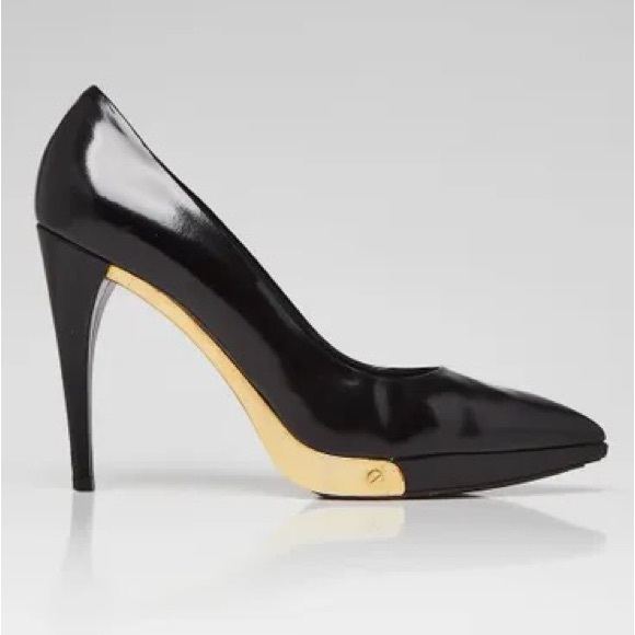 Louis Vuitton Black Glossy Leather Sensual Pumps - Picture 11 of 13